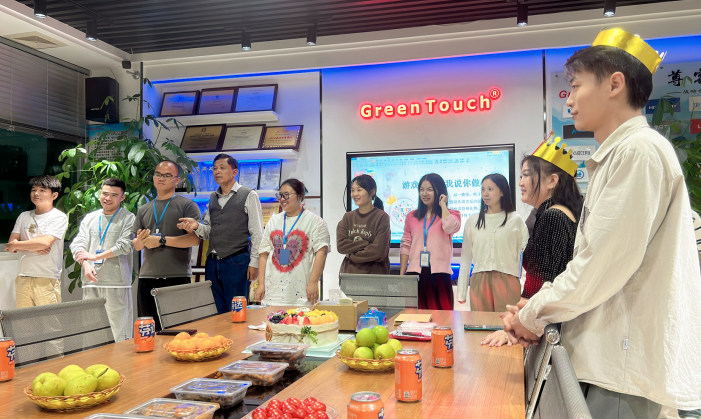 GreenTouch employee birthday party in November
