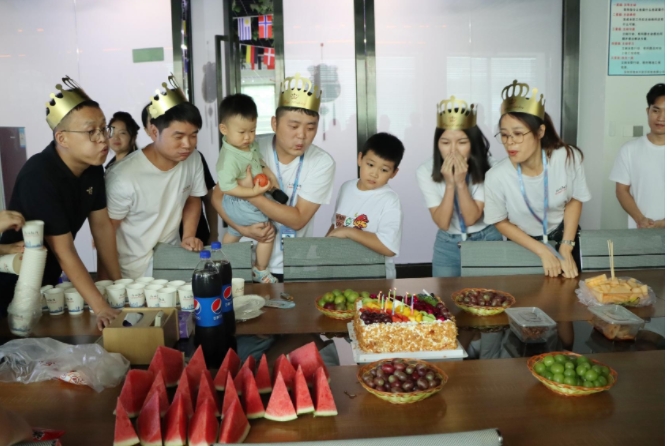 GreenTouch staff birthday party in August